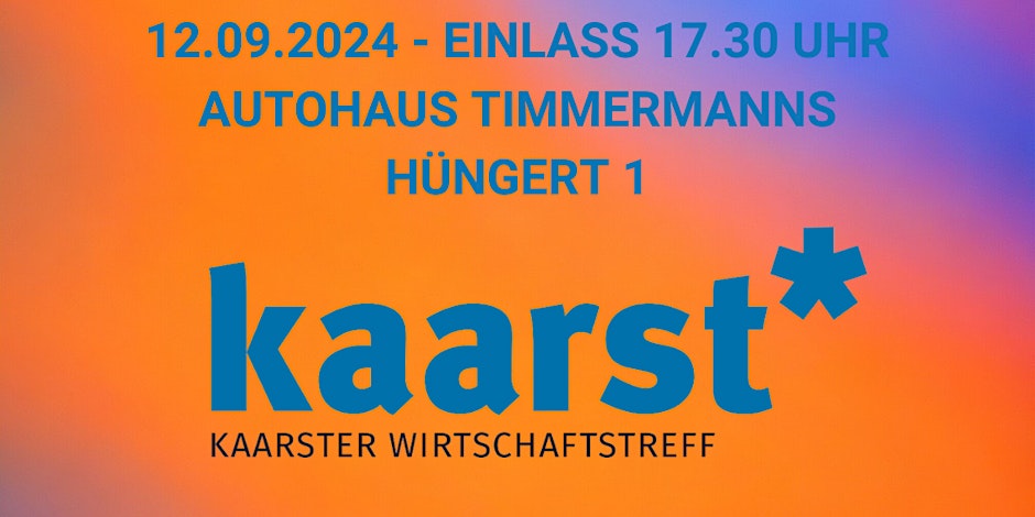 Kaarster Wirtschaftstreff - Nachhaltigkeit als Wirtschaftsfaktor